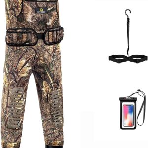 DRYCODE Neoprene Chest Waders for Men (Size 7), Fishing Waders for Women with Boots Waterproof